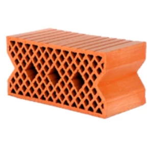 Perforated Loading Bearing Red Bricks 40×20×20 cm, 13 kg Weight | Yamama Factories for red bricks and clay products